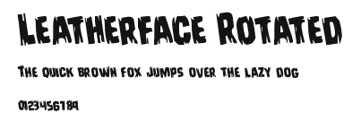 Leatherface Rotated Preview