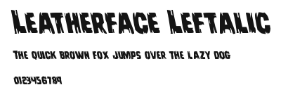 Leatherface Leftalic Preview