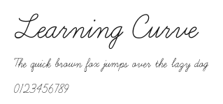 Learning Curve Preview