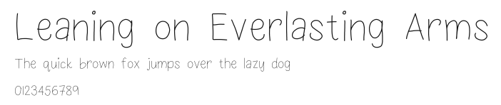 Leaning on Everlasting Arms Preview