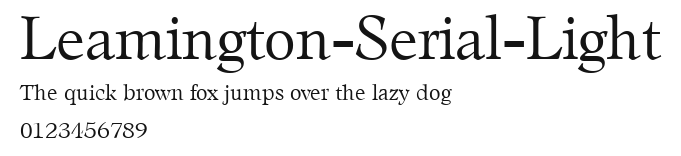 Leamington-Serial-Light Preview