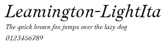Leamington-LightIta Preview