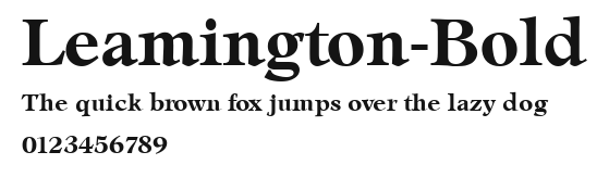 Leamington-Bold Preview