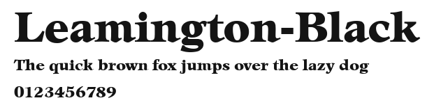 Leamington-Black Preview