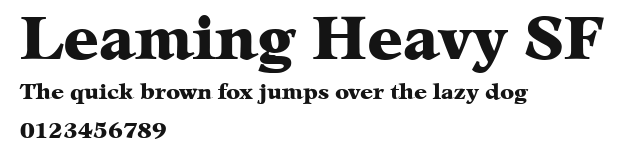 Leaming Heavy SF Preview