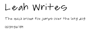 Leah Writes Preview