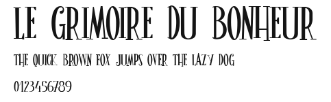 Le Grimoire du Bonheur Preview