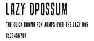 Lazy Opossum Preview