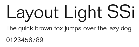 Layout Light SSi Preview