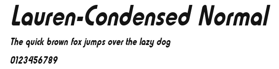 Lauren-Condensed Normal Preview