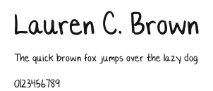 Lauren C. Brown Preview