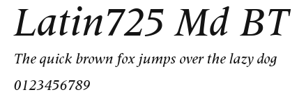 Latin725 Md BT Preview
