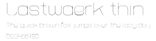 Lastwaerk thin Preview