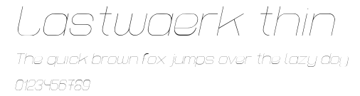 Lastwaerk thin Preview
