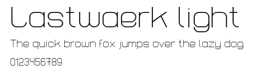 Lastwaerk light Preview