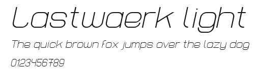 Lastwaerk light Preview
