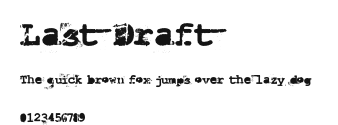 Last Draft Preview