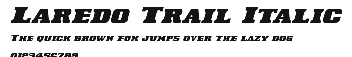 Laredo Trail Italic Preview
