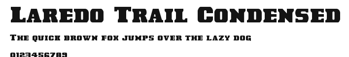 Laredo Trail Condensed Preview