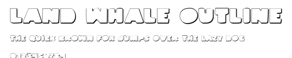Land Whale Outline Preview