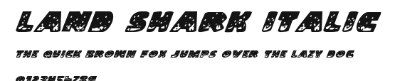 Land Shark Italic Preview