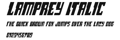 Lamprey Italic Preview