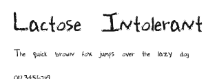 Lactose Intolerant Preview