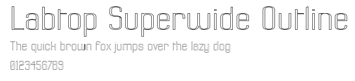 Labtop Superwide Outline Preview