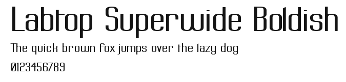 Labtop Superwide Boldish Preview