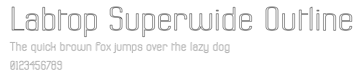 Labtop Superwide Outline Preview