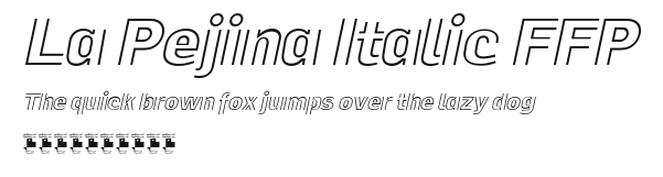 La Pejina Italic FFP Preview