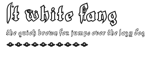 LT White Fang Preview