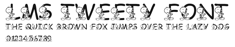 LMS Tweety Font Preview