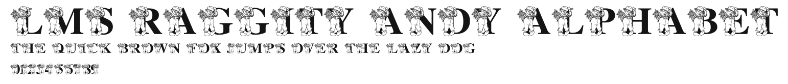 LMS Raggity Andy Alphabet Preview