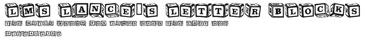 LMS Lance's Letter Blocks Preview