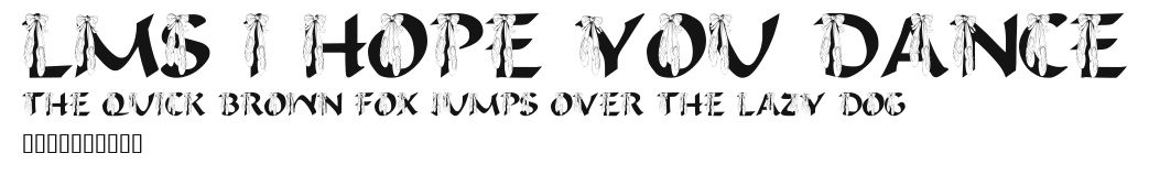 LMS I Hope You Dance Preview