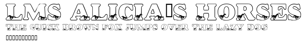 LMS Alicia's Horses Preview