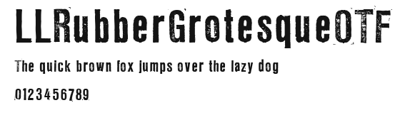 LLRubberGrotesqueOTF Preview