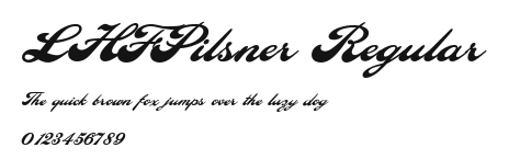 LHFPilsner Regular Preview