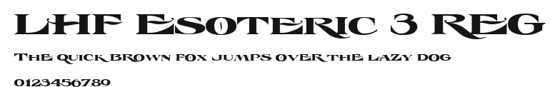 LHF Esoteric 3 REG Preview