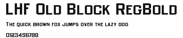 LHF Old Block RegBold Preview