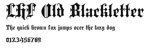 LHF Old Blackletter Preview