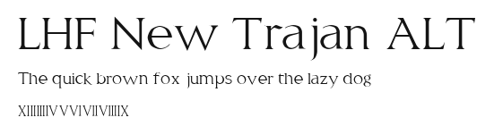 LHF New Trajan ALT Preview