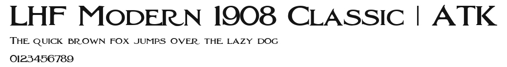 LHF Modern 1908 Classic | ATK Preview