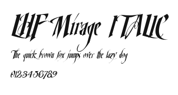 LHF Mirage ITALIC Preview