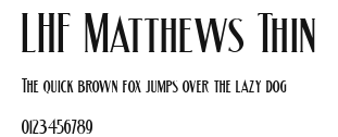 LHF Matthews Thin Preview