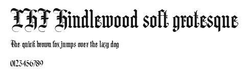 LHF Hindlewood soft grotesque Preview