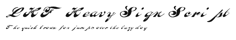 LHF Heavy Sign Script Preview