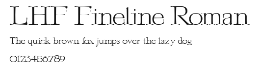 LHF Fineline Roman Preview