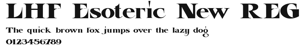 LHF Esoteric New REG Preview